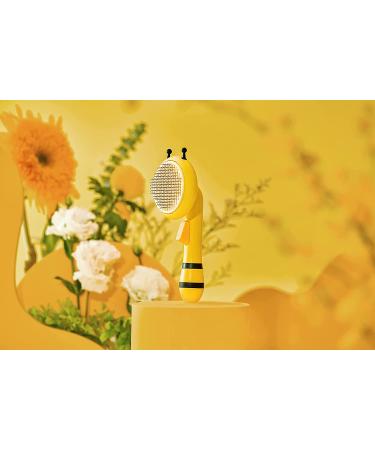 Self Cleaning Pet Grooming Brush - wiuwiuwiu Cute Bee Cat Brush for Dogs Cats | Soft Comb with 184 Massage Needles | Shedding & Grooming Tool for Cats Dogs | Pet Supplies - Buy Online on GoSupps.com