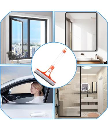 Besreey Cleaning Squeegee | Cleaner Tool Water Spray Scrubber for Glass Cleaning - Mirrors Wiper Shower Door Squeegee Cleaner Effective for Dining Tables Mirrors - Buy Online on GoSupps.com