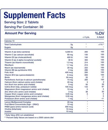 25-in-1 Kids Chewable Multivitamin - Clinically Formulated Kids Multivitamin with Iron Magnesium Vitamins A B Complex C D E Antioxidant Rich Fruit Extracts & More - Made in The USA - 1 Month Supply - Buy Online on GoSupps.com