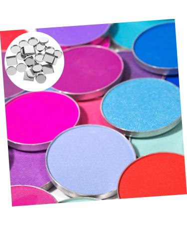 90 Pcs Aluminum Empty Blusher & Eyeshadow Palette Pans - Square Metal Makeup Container | 2.5x2.5cm - Buy Online on GoSupps.com