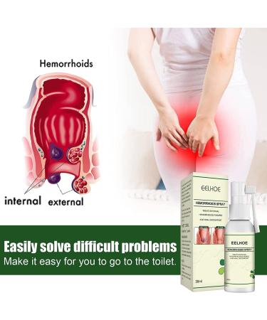 ANRUI 2Pack Herbal Hemorrhoids Spray - Natural Relief for Hemorrhoids (2PCS) - Buy Online on GoSupps.com
