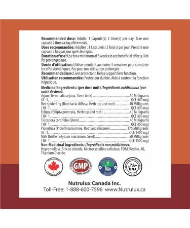 Liver Support (50 mg Terminalia Arjuna) Halal Gelatin Free Capsules (3) - Buy Online on GoSupps.com