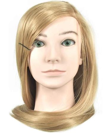 Tailor Puppet Training Head - Female Synthetic Hair Mannequin for Hairdresser & Cosmetology - Buy Online on GoSupps.com