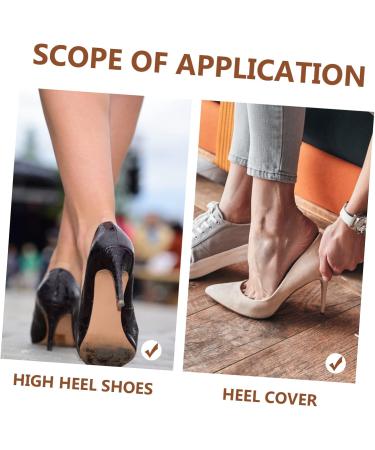 TENDYCOCO 16 Pairs High Heels Heel Covers - Non-Slip PVC Latin Shoes for Women | International Shipping Available - Buy Online on GoSupps.com