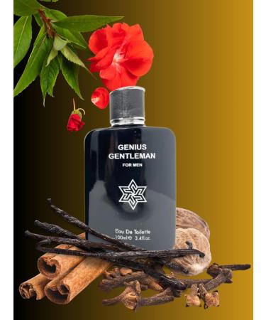GENIUS GENTLEMAN EAU DE TOILETTE 3.4 FL. Oz Woody Aromatic fragrance for men. - Buy Online on GoSupps.com