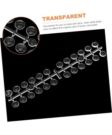 DOITOOL 8 Sets Nail Display Board Mini Nail Display Round Nail Color Plates Nail Color Display Chart Nail Tip Color Plate Nail Art Display Chart Nail Sticks 3d Plastic Template Manicure - Buy Online on GoSupps.com