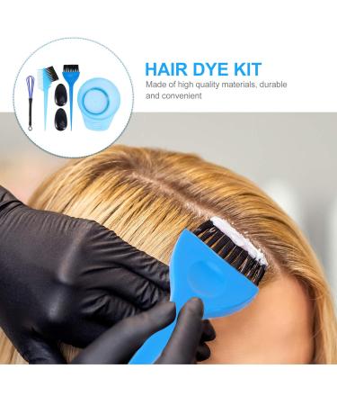 Minkissy 5-Piece Hair Dye Set with Snail Silicone Ear Protectors | Blue Hair Dye Accessories for Salon Professionals - Buy Online on GoSupps.com