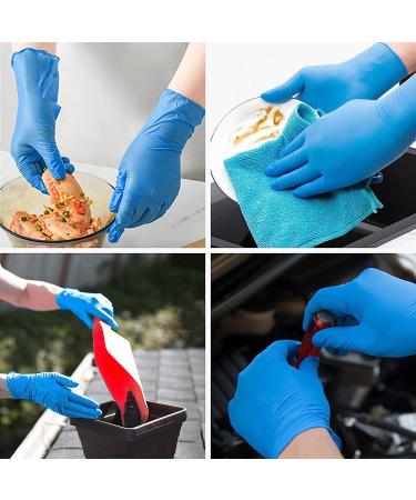 Schneider Nitrile Exam Gloves - Blue, 4 mil, Powder-Free, Latex-Free - 100 Medium (Pack of 100) - Buy Online on GoSupps.com