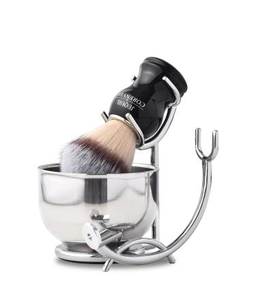 Deluxe Shaving Kit for Men, 3 in 1 Shaving Set, Shaving Brush, Shaving Bowl, Razor & Brush Holder Style2