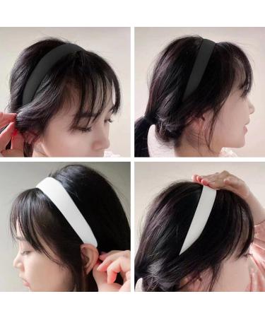 4 Pieces Satin Hair Bands Solid Colour Fabric Headbands DIY Hair Bands Material Vintage Non-slip Headbands Ladies Makeup Hair Headbands Hair Accessories Wide Edge Satin Hair Bands - Buy Online on GoSupps.com