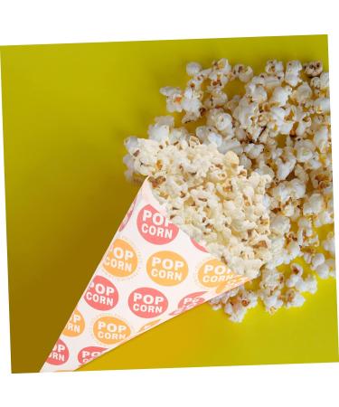 Didiseaon 150 Pcs Popcorn Bag Candy Treat Cone Bags Kids Cone Bags Clear Packing Bags Snacks Cookies Snack Bags Halloween Goodie Bags Popcorn Cone Bags Child Disposable Biscuit Paper - Buy Online on GoSupps.com