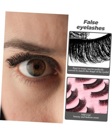 Healeved 10 Pairs Fake eyelashes Russia Curly 7d fiber - Buy Online on GoSupps.com