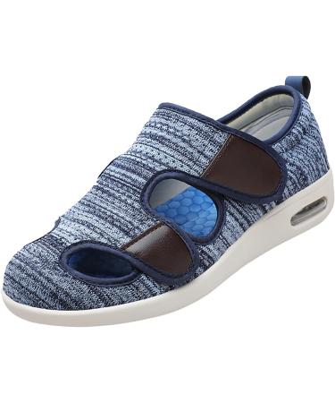 EKSED Diabetic Walking Shoes for Women - Anti-Slip Lightweight Breathable House Shoes - Light Blue, Size 7 - Buy Online on GoSupps.com
