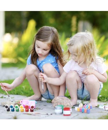 36 Empty Paint Pots with Lids  5 ml/0.17 OZ Clear Empty Storage Paint Containers Mini Painting Cup Arts Crafts Containers for Summer Camp Kids Classrooms Schools Paintings Art Festivals etc - Buy Online on GoSupps.com
