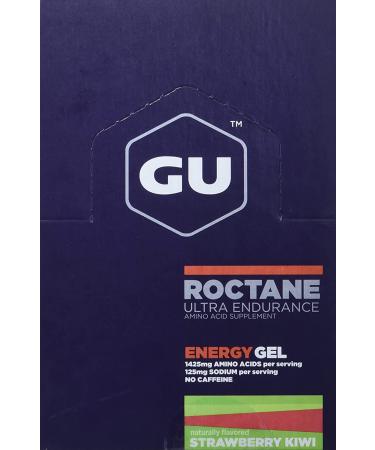 GU Energy Roctane Ultra Endurance Energy Gel 24-Count - Strawberry Kiwi Flavor - Buy Online on GoSupps.com
