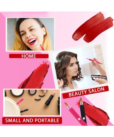 Ouligay 2PCS Retractable Lip Makeup Brushes - Dual-End Portable Lip Brush for Women and Girls - Buy Online on GoSupps.com