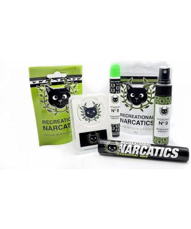 Recreational Narcatics All Natural Pelletized Catnip +Toy Fine Nepeta Cataria Stimulates Excites and Boosts Curiosity Benefits Play and Reduces Anxiety in Cats - Buy Online on GoSupps.com