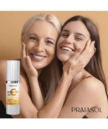 Super Vitamin C Serum for Women 60+: Hyaluronic Acid Anti-Aging Face Serum for Dark Spots & Wrinkles - Perfect for Mature Skin - Buy Online on GoSupps.com