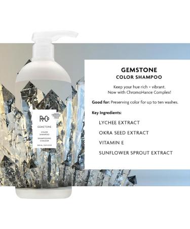 R+Co Gemstone Color Shampoo & Conditioner Set (1L) | Vegan Cruelty-Free Frizz Control Repairs Hair Color - Buy Online on GoSupps.com