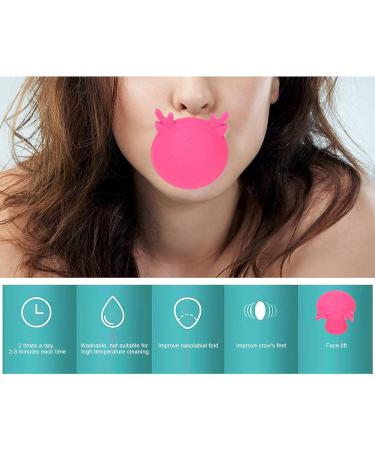 Silicone Jaw Exerciser for Face Slimming & Neck Toning - Rose Red Fawn - Buy Online on GoSupps.com