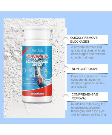 Pipe Dredging Agent Pipe Unblocking Cleaner Powerful Drainage Unblocking Cleaner (2pcs) - Buy Online on GoSupps.com