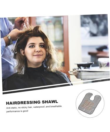 FOMIYES Haircut Cape Cloth 2pcs hair coloring shampoo hair dye shampoo color depositing shampoo Make Up Cape bib overalls 67.5*44.5*1cmx2pcs - Buy Online on GoSupps.com