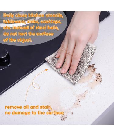 XINRUI 20 PCS Multipurpose Wire Dishwashing Rags for Wet and Dry Non-Scratch Wire Dishcloth Reusable Kitchen Cleaning Towels Dish Cloths No Odor Quick Drying for Home Kitchen Daily Cleaning - Buy Online on GoSupps.com