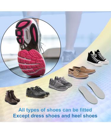 Arch Support Shoe Insoles for Men & Women | Plantar Fasciitis Relief | Colorful Insoles for Flat Feet & Heel Pain - Size M (Men 7-7.5/Women 8-9 - Buy Online on GoSupps.com