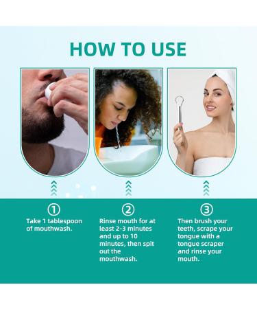 Miioto Oil Pulling - Coconut Oil Mouthwash for Teeth Whitening Fresh Breath & Gum Protection with Tongue Scraper - Buy Online on GoSupps.com