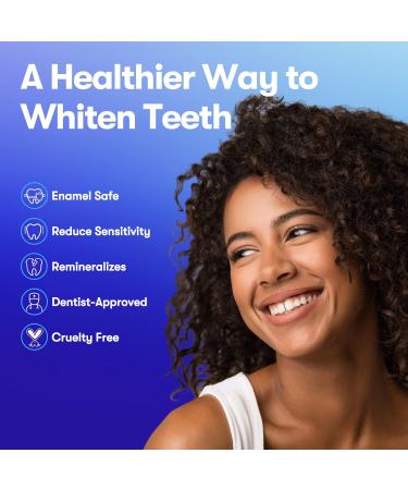 MySmile Teeth Whitening Strips Hydroxyapatite-Infuse White Strips Non-Sensitive Teeth Whitening with Soothing Natural Ingredients Enamel-Safe Residue-Free Non-Slip 21 Treatments Kit 42 Count (Pack of 1) - Buy Online on GoSupps.com
