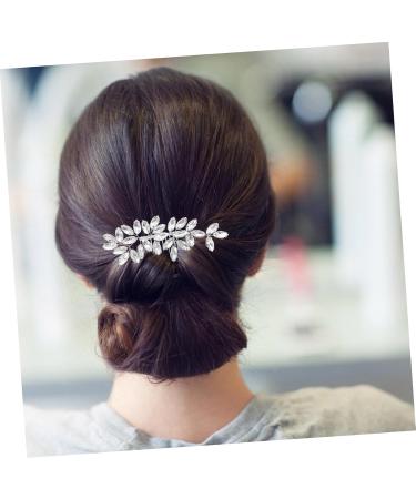 Beavorty Crystal Hair Accessories Wedding Hair Accessories Wedding Decor Hair Pin Hair Barrettes Hair Clips Rhinestone Hair Comb for Wedding Gem Bride Zinc Alloy Headgear - Buy Online on GoSupps.com