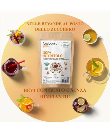 Erythrit 1 KG - 100% Pure Zero-Calorie Sugar Substitute - Ideal for Diabetics & Low-Calorie Diets - Caries Prevention - Buy Online on GoSupps.com