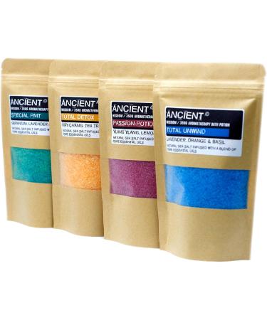 Shakra Health Sleepy Head Natural Sea Salt and Pure Essential Oils. Soothing Aromatherapy Bath Salt Deep Soak Muscle Relief Potion: 350g Resealable Bag - Lavender and Marjoram - Buy Online on GoSupps.com