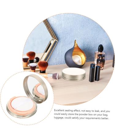  SOESFOUFU 2Pcs Small Powder Container Body Powder Container Powder Container Toilet Mirror Travel Powder Container Concealer Abs - Buy Online on GoSupps.com