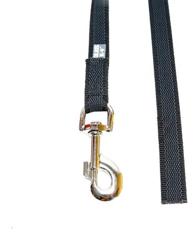 IDC Color & Gray Rubberized Leash | 20mm x 3m - Durable No Loop Black-Gray - International Shipping Available - Buy Online on GoSupps.com