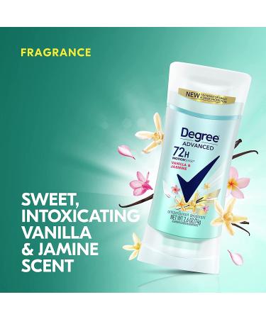 Degree Women's Antiperspirant Deodorant 72-Hour Sweat & Odor Protection, Vanilla & Jasmine, 2.6 oz - 4 Pack - Buy Online on GoSupps.com