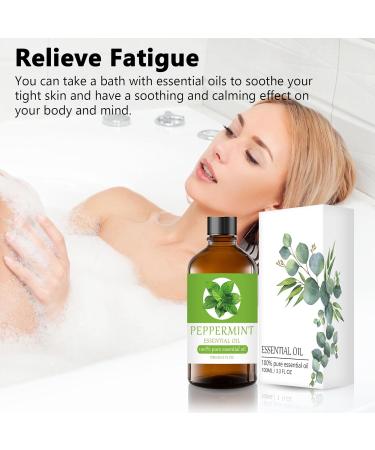 Peppermint Essential Oil 100% Pure & Natural Organic (3.3 Fl. Oz) for Humidifiers Skin Care Massage Aromatherapy Premium Delicate Grade with Glass Dropper for Air Freshening Cleaning Home Peppermint 3.3 Fl Oz (Pack of  - Buy Online on GoSupps.com