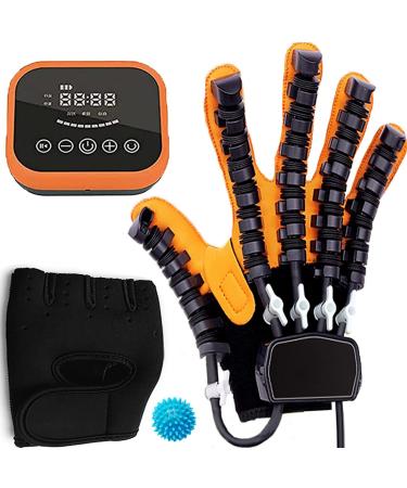 2nd Generation Upgrade Self-Training Rehabilitation Robot Gloves Stroke Hand Splint Manual Training Pneumatic Finger Training(Size:M Code Color:Right Hand) M code right hand