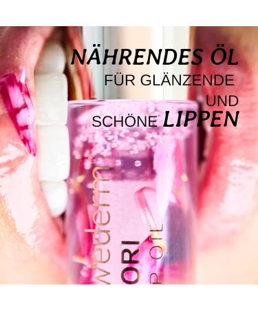 swederm Fiori Lip Oil Lip oil for dry lips Transparent non-sticky lip gloss Moisturizing lip care Intense and nourishing shine Makeup cosmetic 3.5 ml - Buy Online on GoSupps.com