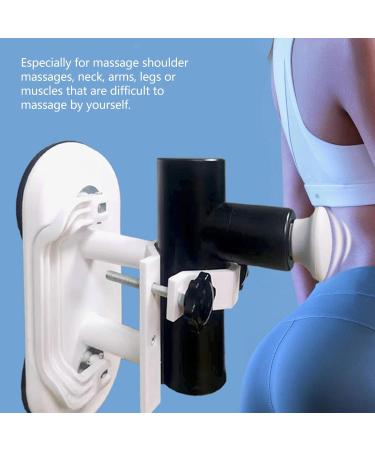 Free-Handed Massage Gun Holder - Wall-Mounted with 2 Suction Cups for Back Relief - Buy Online on GoSupps.com