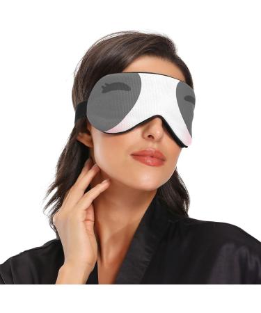 Haskirky Light Blocking Eye Mask - Adjustable Unisex Travel & Meditation Mask - Panda Design for Deep Sleep & Comfort - Buy Online on GoSupps.com