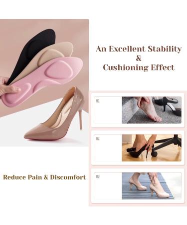 CB Sponge Comfort Insoles - Slim & Lightweight Pointed Inserts for Women Size 6-8.5 (4 Pairs) - Buy Online on GoSupps.com