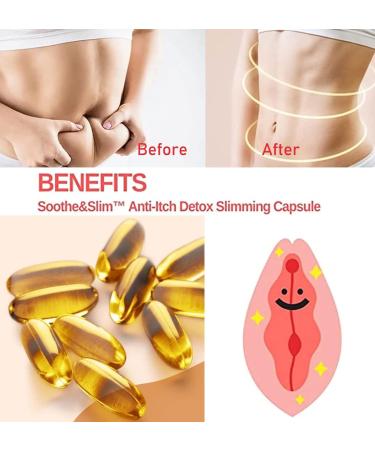 AnnieCare Instant Anti-Itch Detox Slimming Capsules & Vaginal Gel (8 Bags) - Buy Online on GoSupps.com