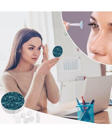 Shark Octopus Sea Turtle Cute Contact Lens Case | Portable Travel Storage Box with Mirror - Perfect for Daily Outdoor Use - Buy Online on GoSupps.com