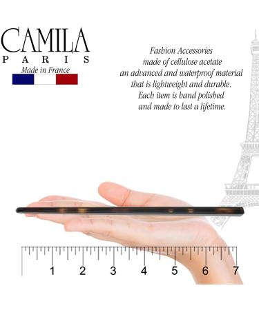 Camila Paris AD28/2 French Twist Stick Hair Pin Set - Set of 2 Tortoise Shell Hair Pins - Made in France - Buy Online on GoSupps.com