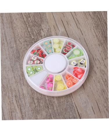 POPETPOP 12 Manicure Tool Nail Art Tools Diy Decoration for Nail Polymer Clay Slices for Nail Fruit - Buy Online on GoSupps.com