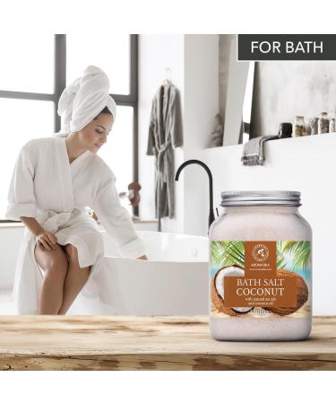 Sel de Bain Coco 1300g - Sels Marins Aromatis s - Huile de Noix de Coco - Sels de Mer Apaisantes et Hydratantes - Soin du Corps - Bon Sommeil - Bain Relaxant - Buy Online on GoSupps.com