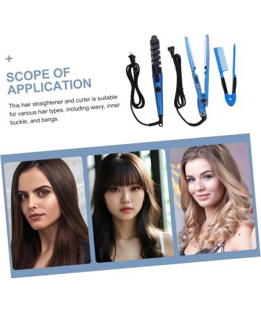 OHPHCALL 1 Set Curling Iron Set Curling Wand Hair Rollers Hair Curlers Comb Women Hair Straightener Rubber - Buy Online on GoSupps.com