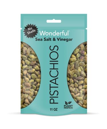 Wonderful Pistachios No Shells Sea Salt  Vinegar 11 Oz Bag - Buy Online on GoSupps.com