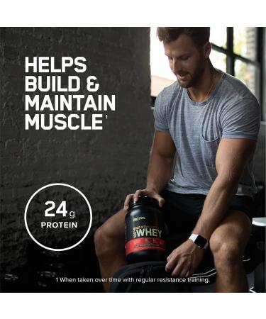 Optimum Nutrition Gold Standard 100% Whey Protein Powder French Vanilla Creme 2.27 Kg Medium - Buy Online on GoSupps.com